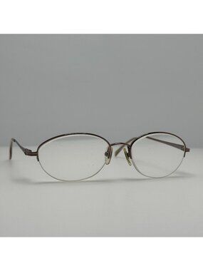 Luxottica Eyeglasses Eye Glasses Frames 1366 4063 Titanium 52-18-135